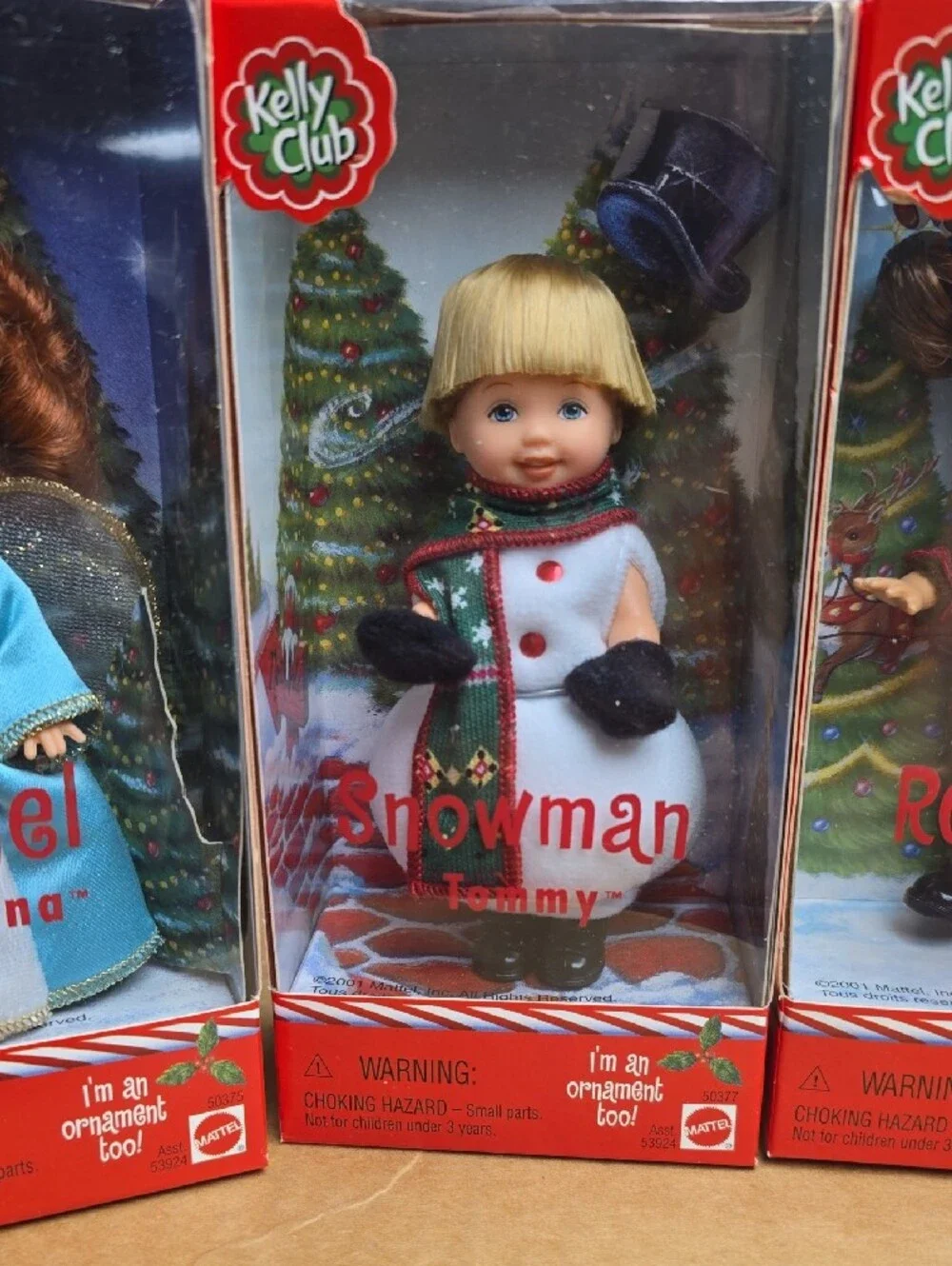 Kelly Club Holiday Doll Ornament  Collection- 2001 Barbie